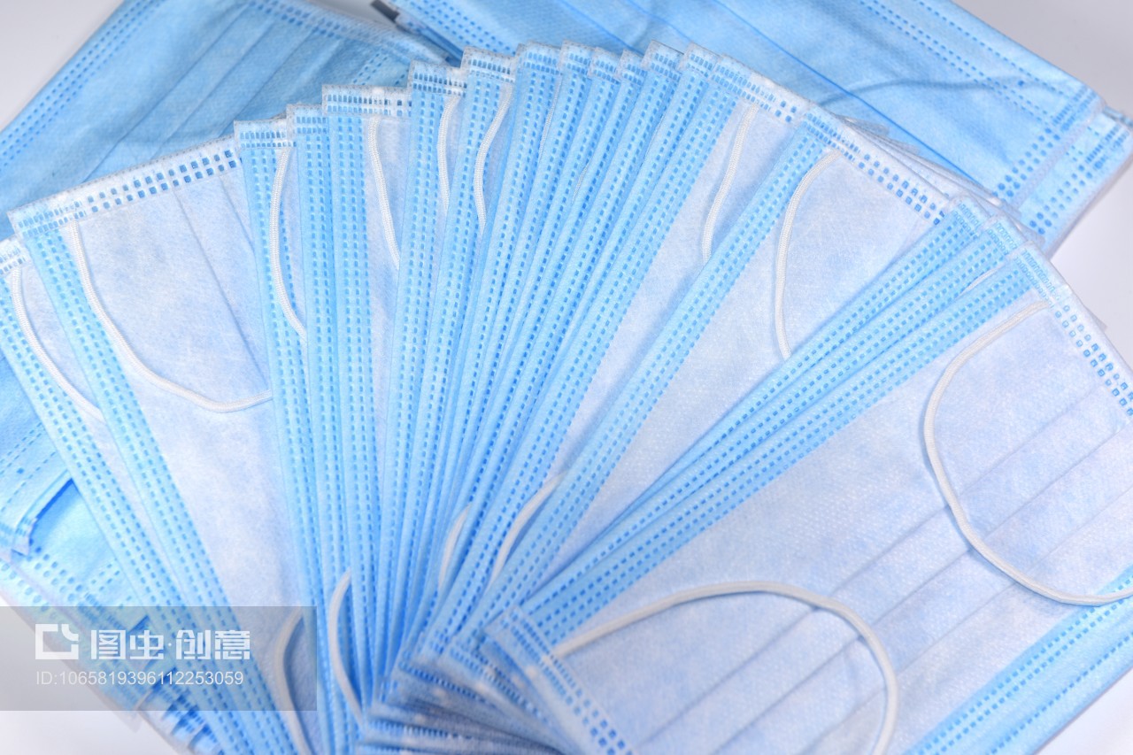 藍色一次性防病毒口罩 醫護人員的守護屏障